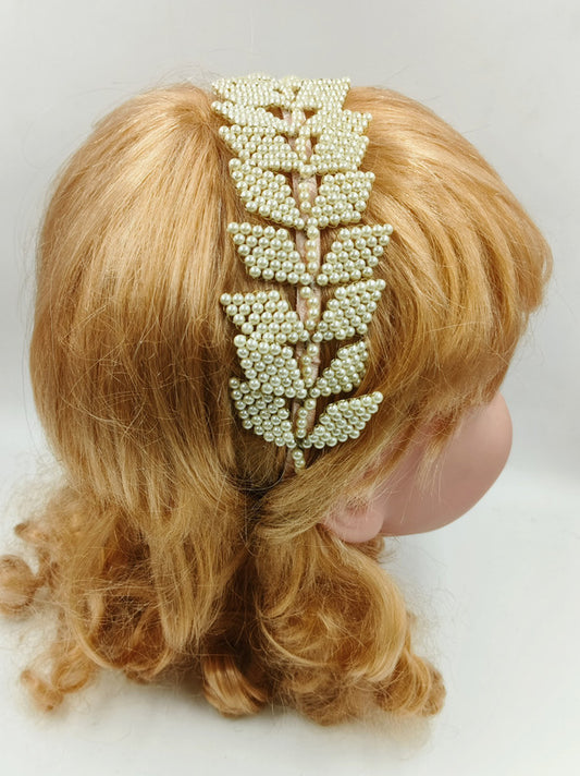 Royal Maple Greek Hairband for Girls & Kids – Bohemian Leaf Aesthetic - Choko