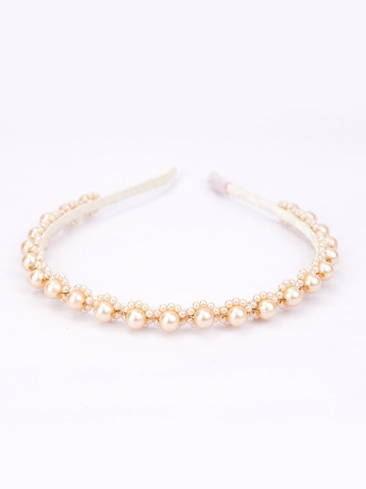 Tears of Alabaster Pearl Hairband for Girls & Kids - Modern Princess - Choko