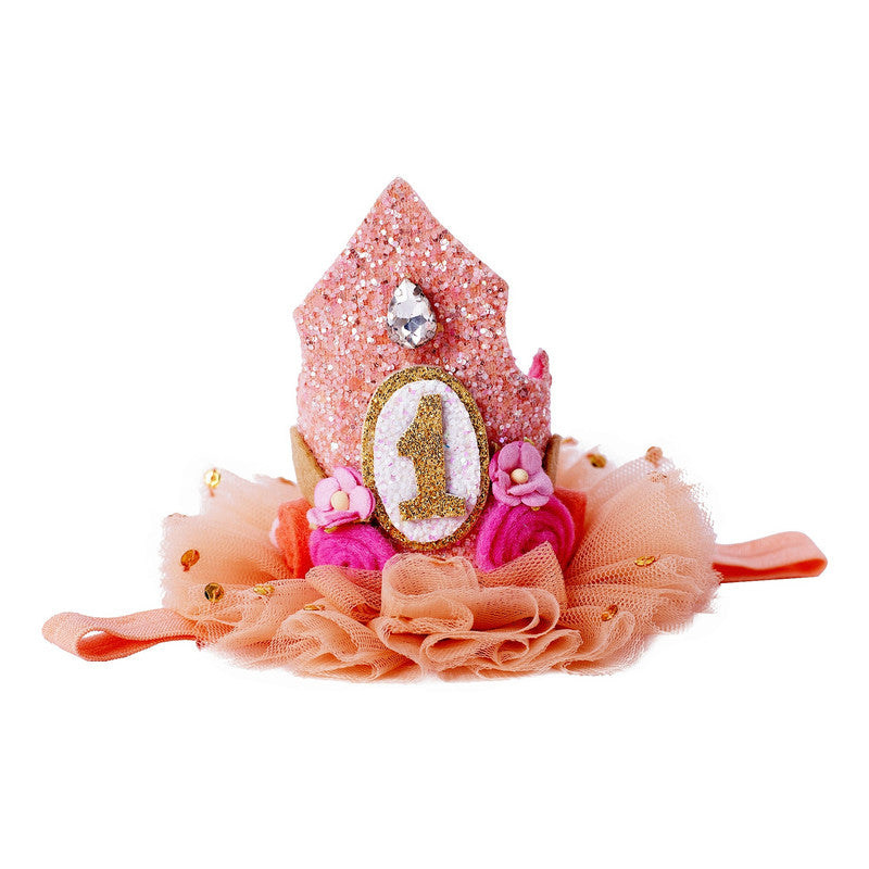 1st Birthday Crown Hairband for Babies - Enchanted Princess - Choko