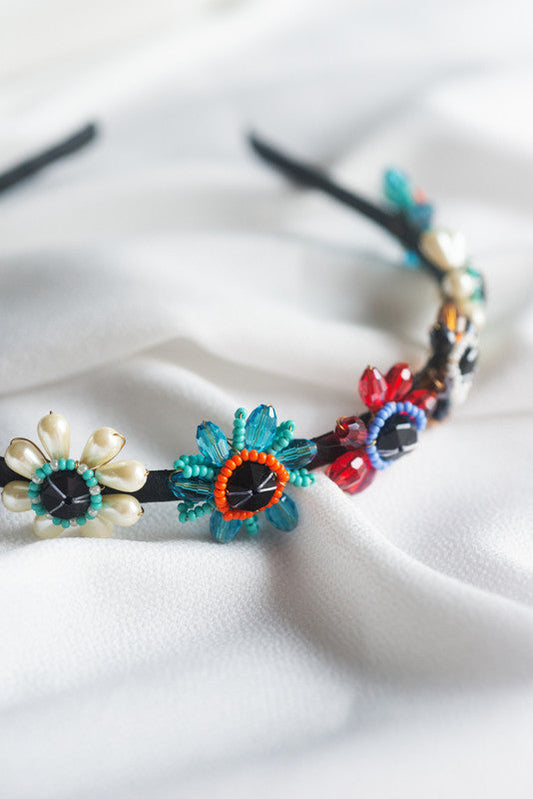 Colourful Happy Floret Hairband for Girls & Kids – Joyful Bloom Choko