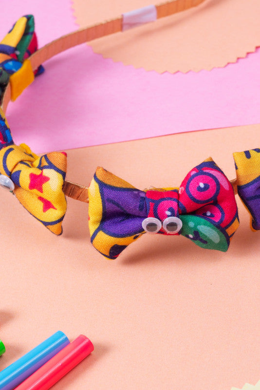 Bow Detailed Hair Band for Girls & Kids – Pink