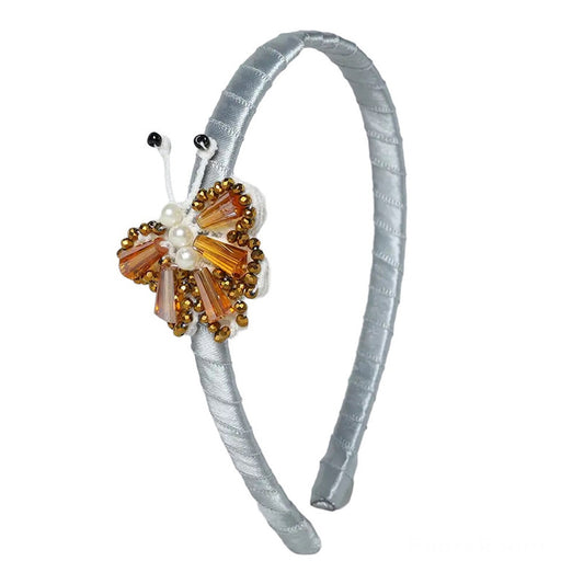 White Butterfly Driblet Hairband for Girls & Kids – Delicate Summer Aesthetic - Choko
