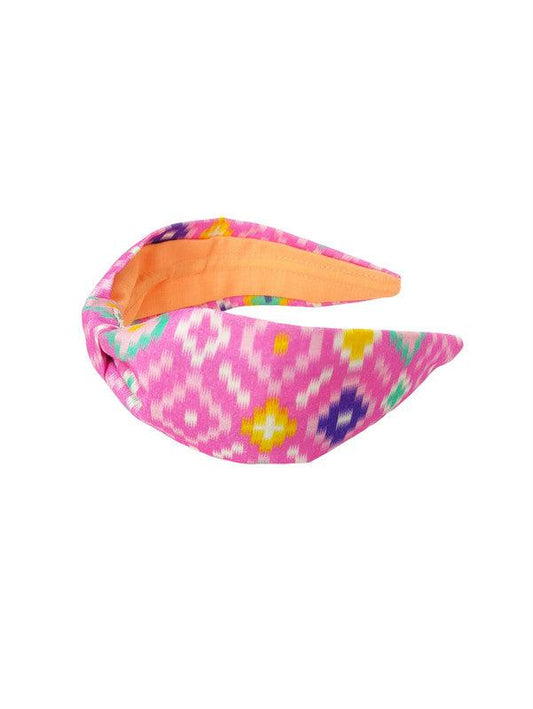 Pink Wildwood Turban Hairband for Girls & Kids – Sunny Daffodil Inspiration Choko