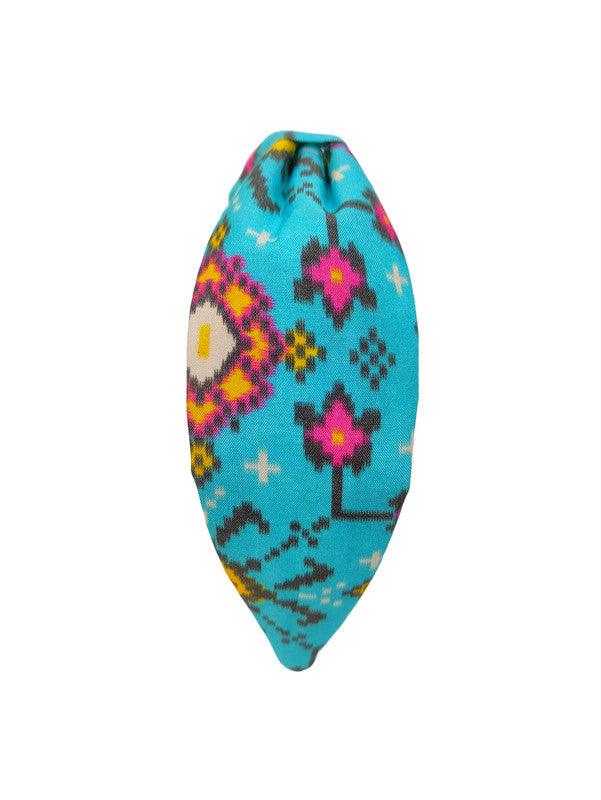 Sky Blue Wildwood Turban Hairband for Girls & Kids – Warm Sunshine Vibes Choko