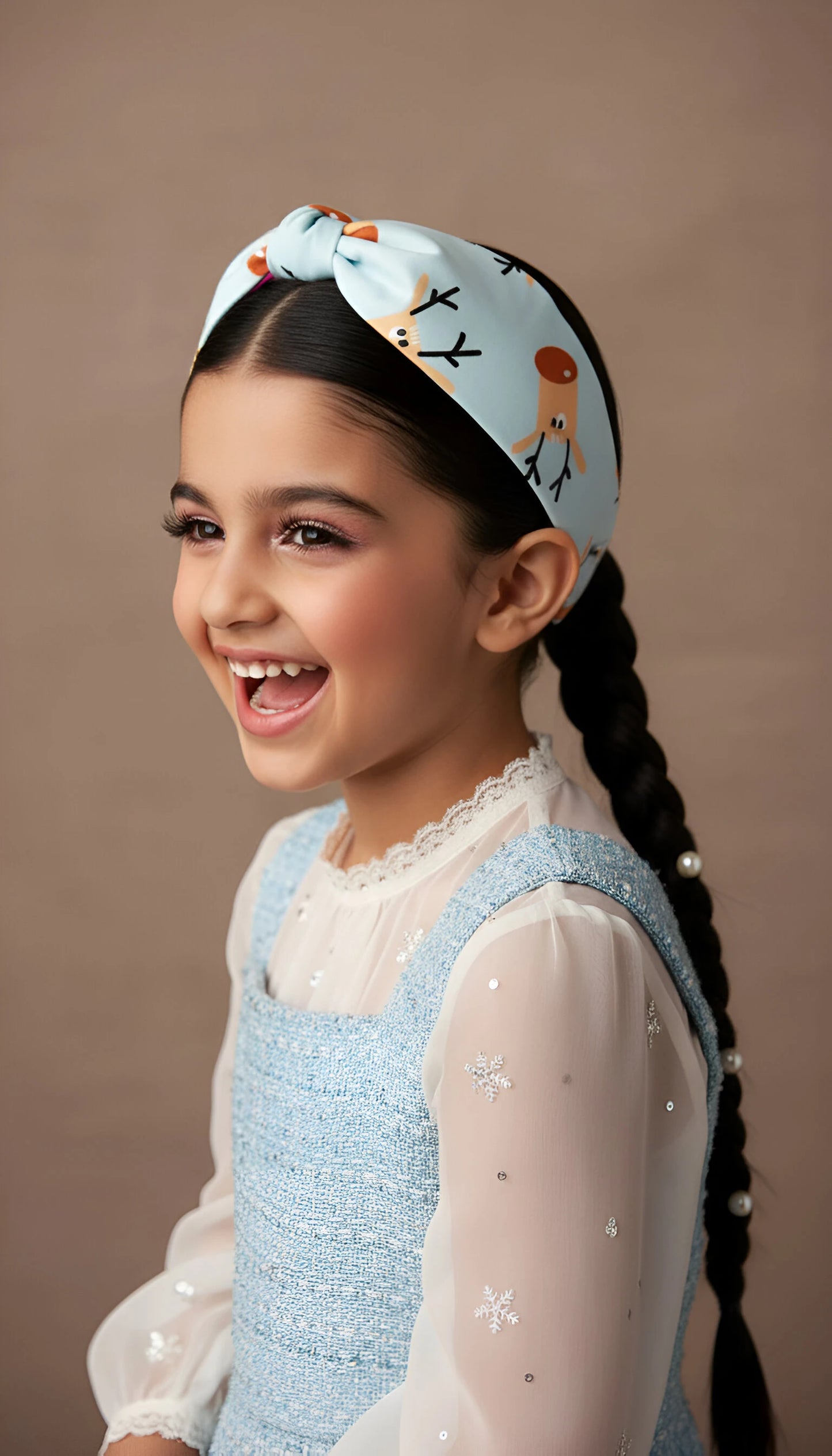 Reindeer Xmas Turban Headband - Choko