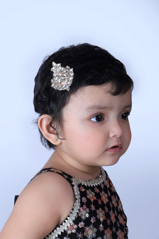 Headband for Babies – Zari Flora Crystal Ornate – Ethnic – Choko Hair Accessory