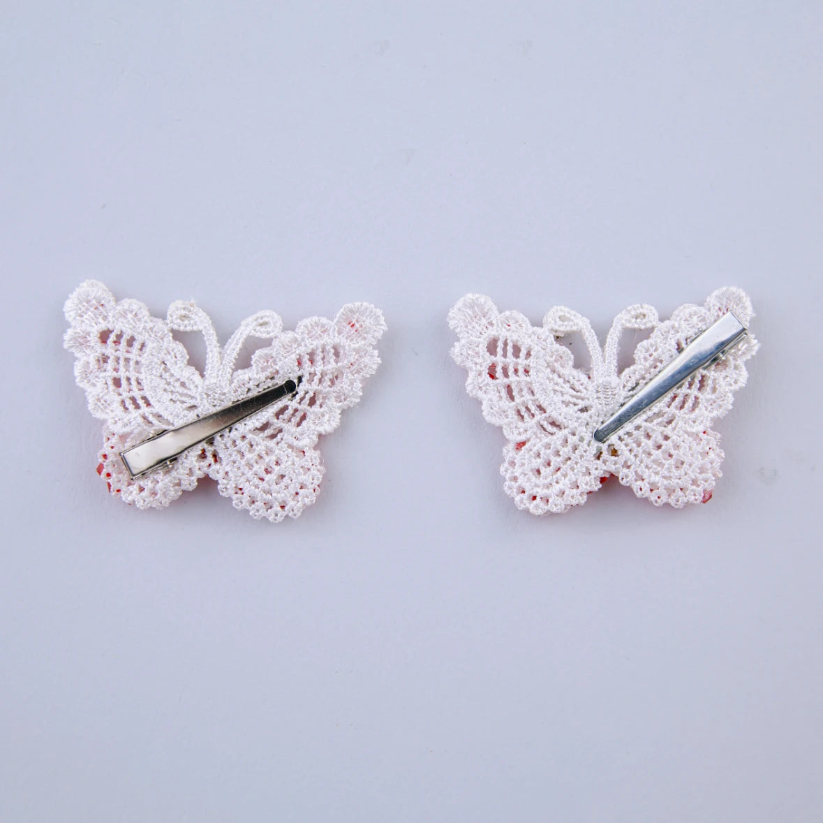 Choko Red Butterfly Bead Clips for Girls - Choko