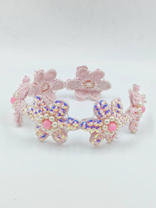 Choko Princess Pink Sequin Hairband for Girls