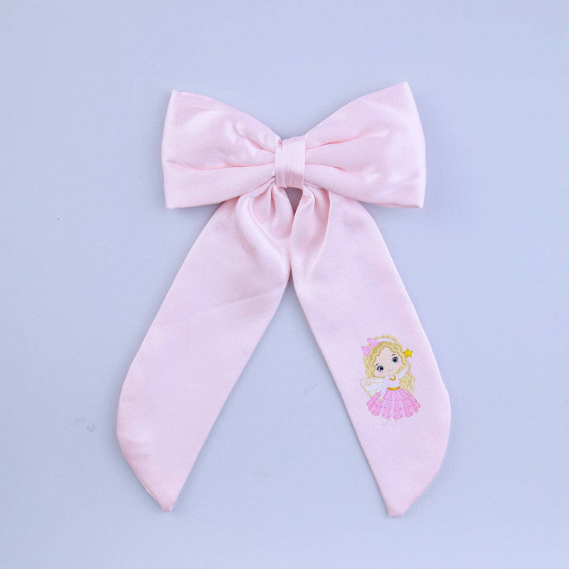 Pink Princess Bow Hairclip for Girls — Choko