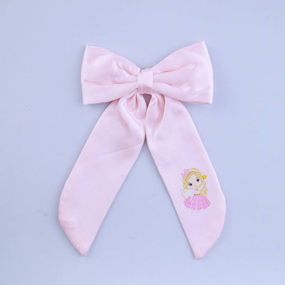 Pink Princess Bow Hairclip for Girls — Choko