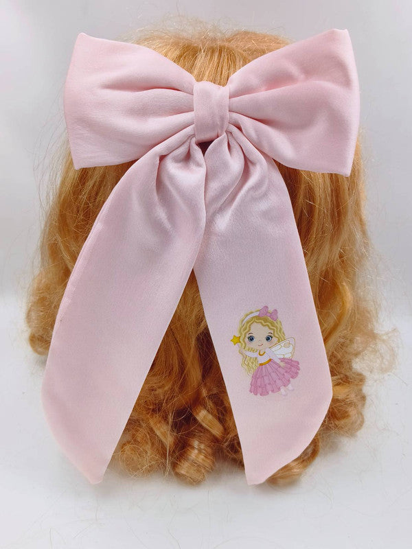 Choko Pink Princess Bow Hairclip for Girls