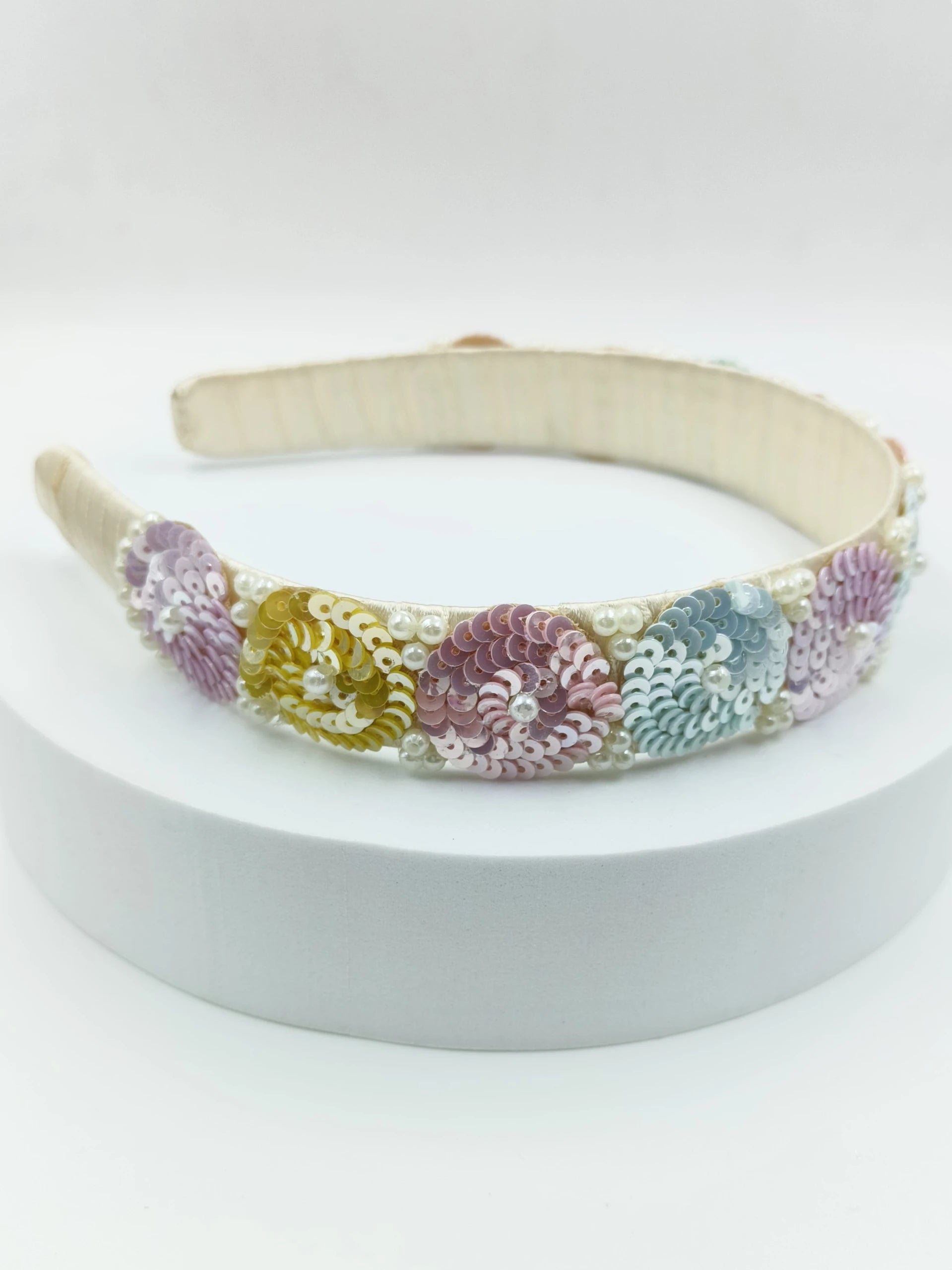 Kids Sequin & Pearl Hairband Pink – Cute Hairband for Girls | Choko - Choko